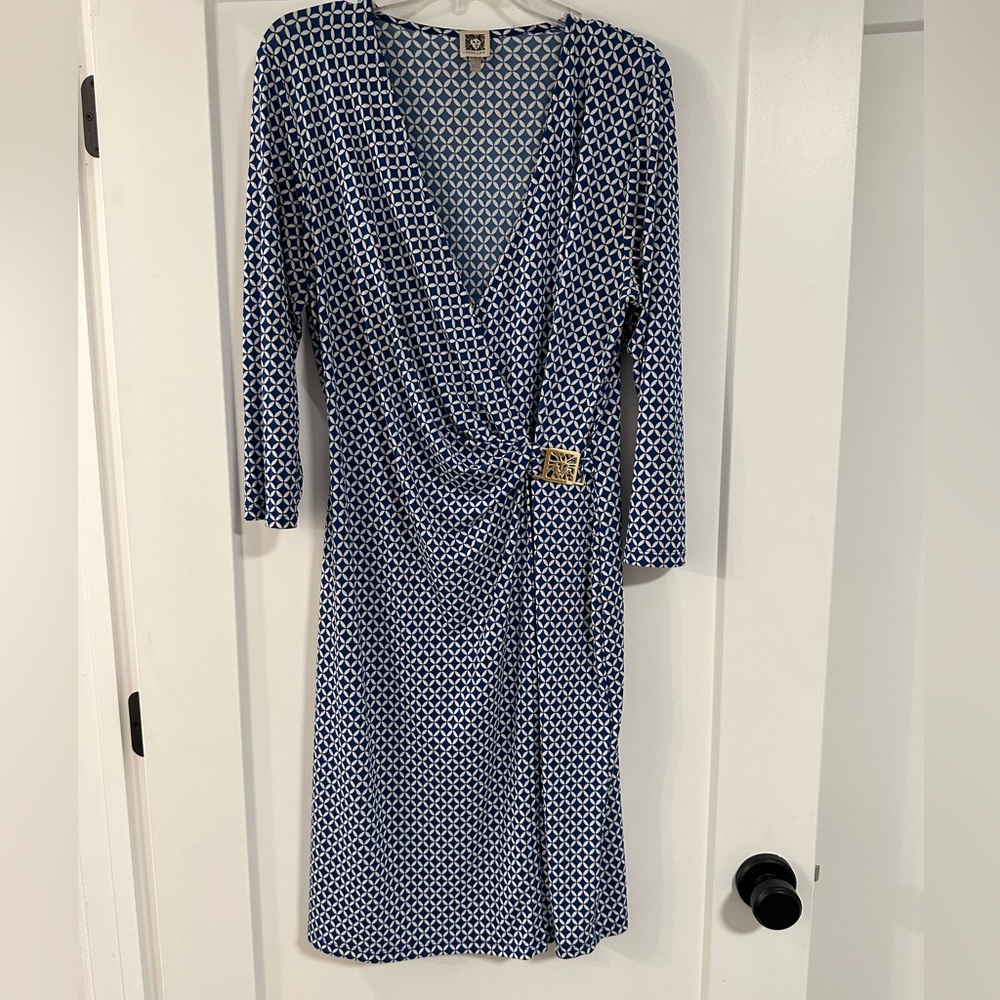Anne Klein, Wrap Dress, Size L